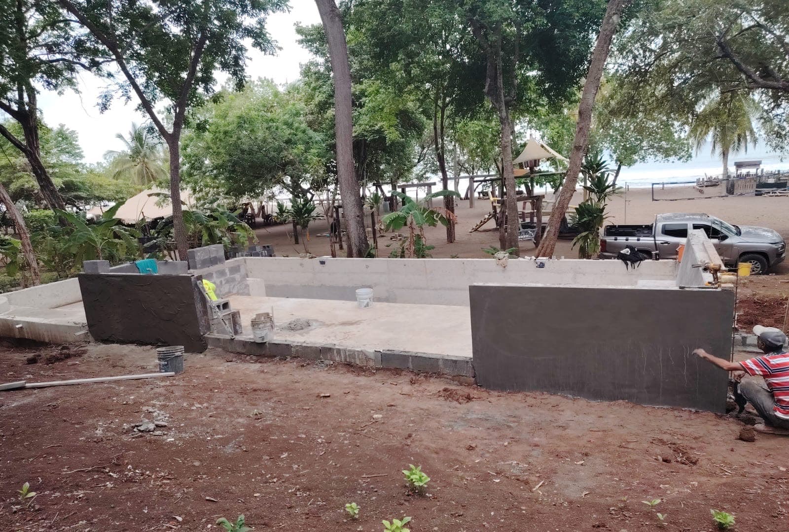 Piscina en Eco Venao — Playa Venao, Pedasí