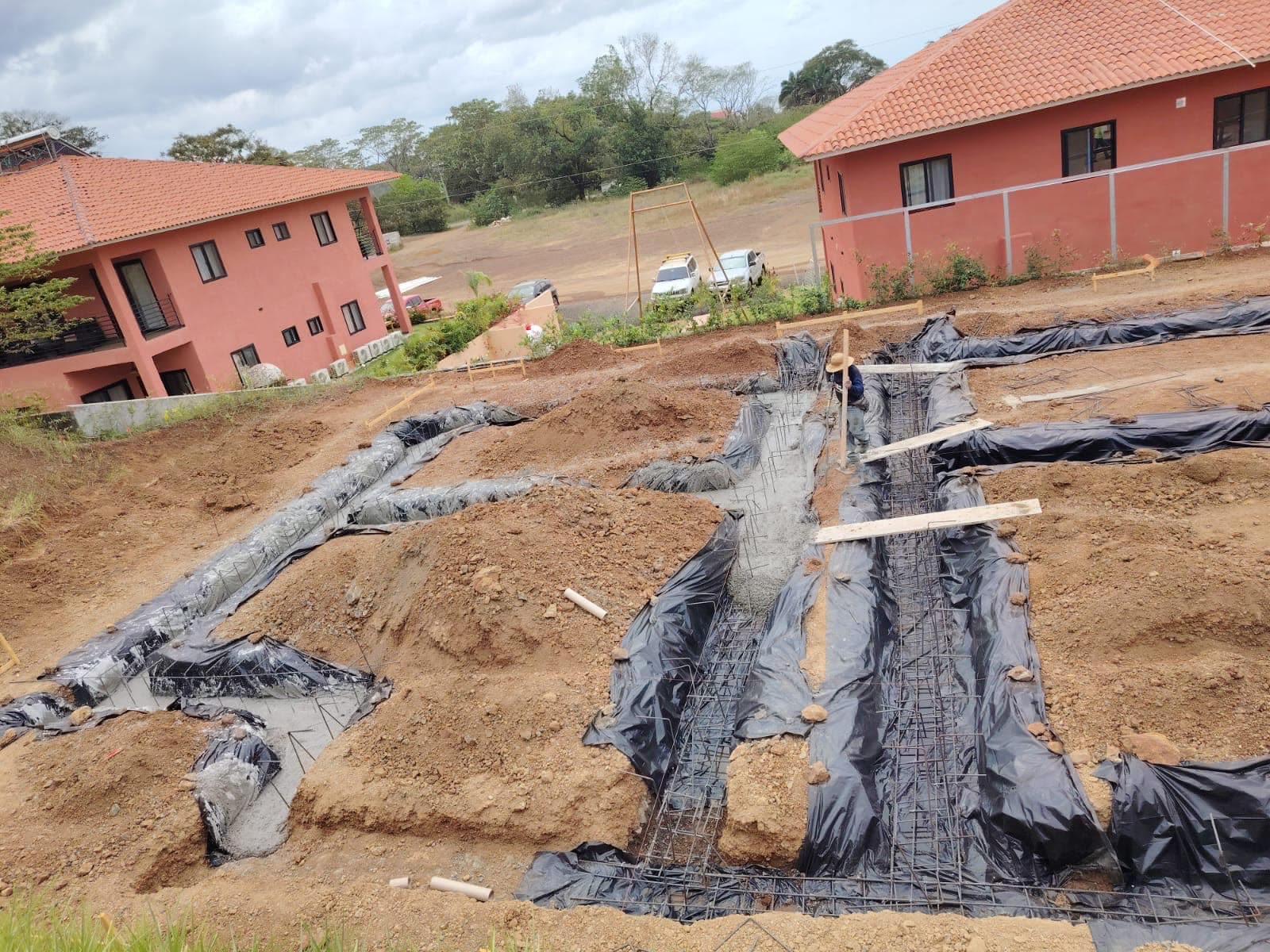 Zapatas para edificio de dos plantas